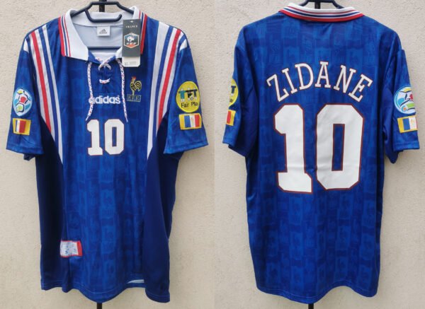 France jersey 1996 #10 ZIDANE Euro