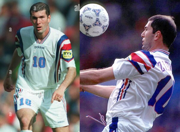 France jersey 1996 #10 ZIDANE Euro