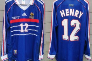France jersey 1998 #14 HENRY World Cup Final LS