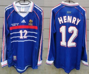 France jersey 1998 #14 HENRY World Cup Final LS
