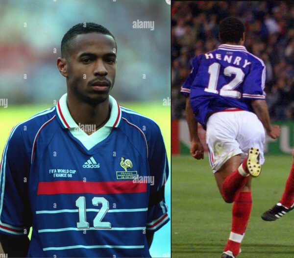 France jersey 1998 #12 HENRY World Cup Final LS
