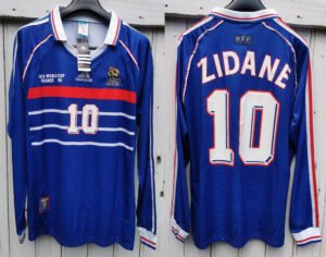 France jersey 1998 #10 ZIDANE World Cup Final LS