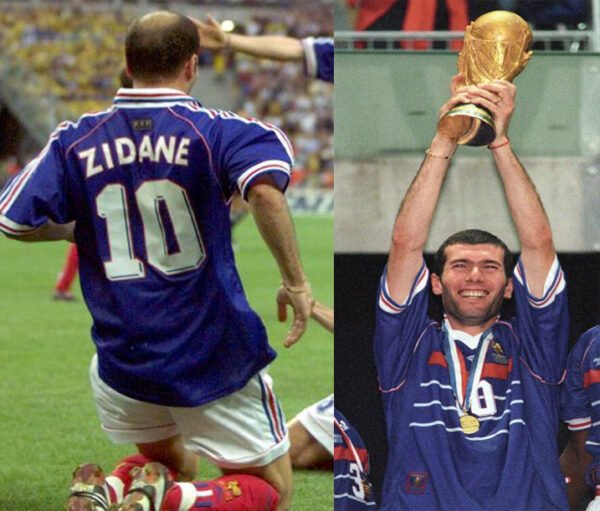 France jersey 1998 #10 ZIDANE World Cup Final LS