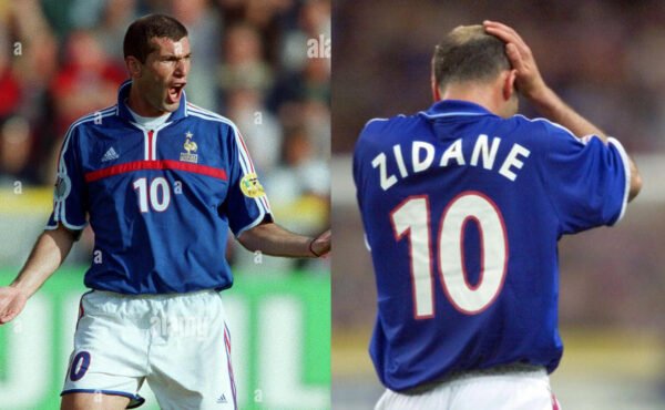 France jersey 2000 #10 ZIDANE Euro