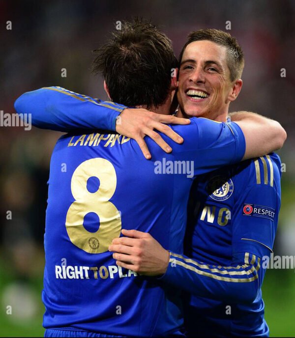 Chelsea jersey 2013 #8 LAMPARD Europa League Final LS