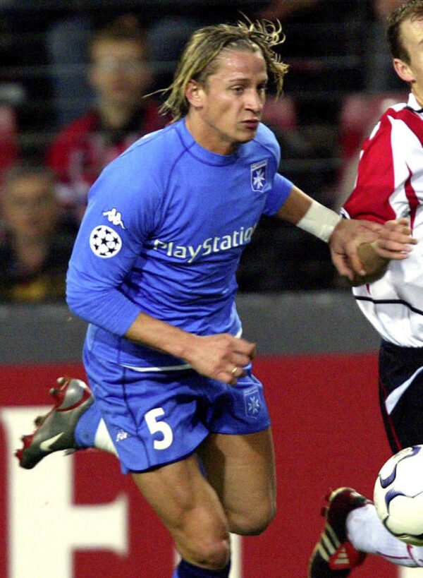 Auxerre jersey 2003/04 #5 MEXES Champions League LS