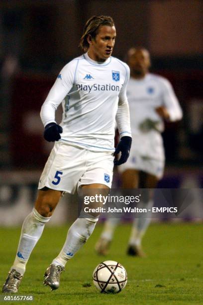 Auxerre jersey 2003/04 #5 MEXES Champions League LS