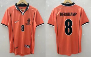 Netherlands jersey 1998 #8 BERGKAMP World Cup