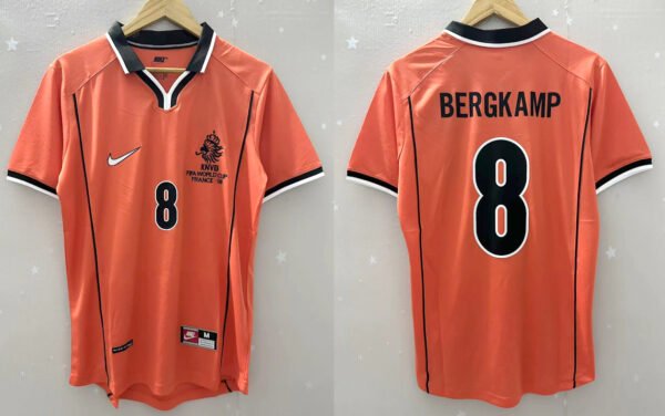 Netherlands jersey 1998 #8 BERGKAMP World Cup