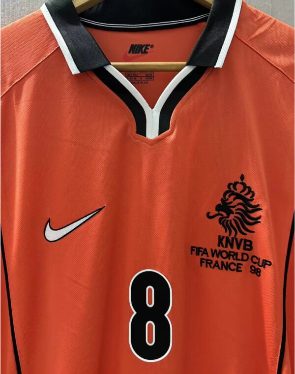 Netherlands jersey 1998 #8 BERGKAMP World Cup LS