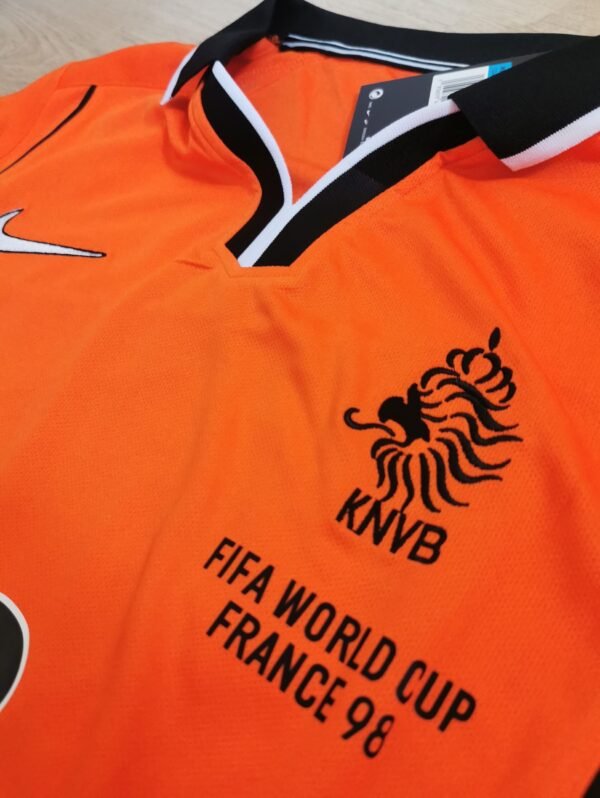 Netherlands jersey 1998 #8 BERGKAMP World Cup LS