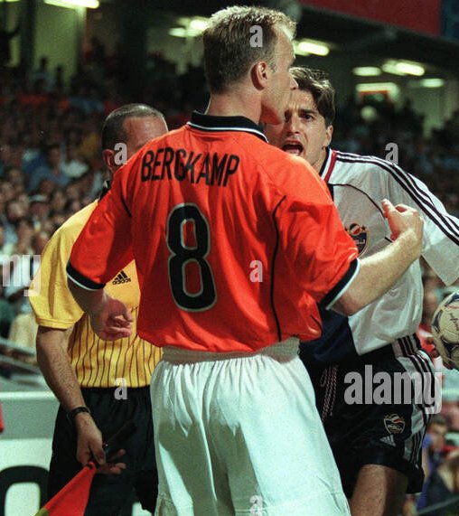 Netherlands jersey 1998 #8 BERGKAMP World Cup LS