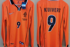 Netherlands jersey 1998 #9 KLUIVERT World Cup LS