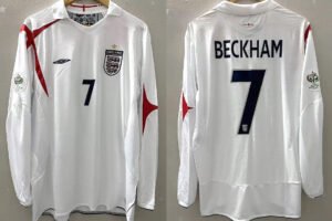 England jersey 2006 #7 BECKHAM World Cup LS
