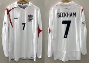 England jersey 2006 #7 BECKHAM World Cup LS