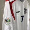 England jersey 2006 #7 BECKHAM World Cup LS