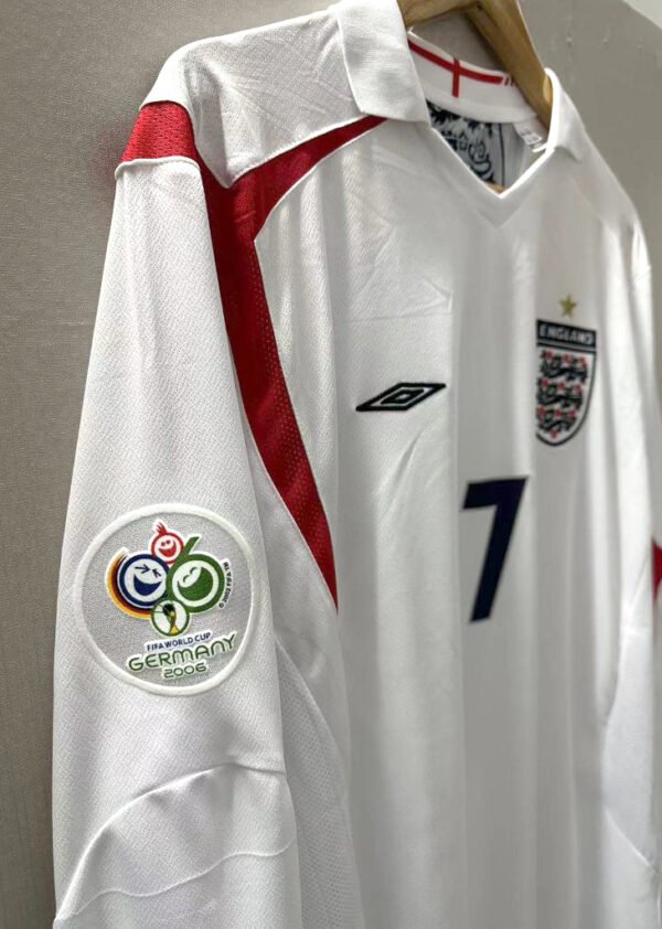 England jersey 2006 #7 BECKHAM World Cup LS