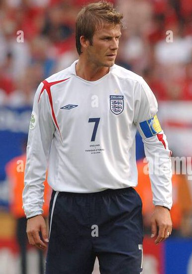 England jersey 2006 #7 BECKHAM World Cup LS