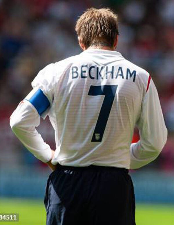 England jersey 2006 #7 BECKHAM World Cup LS