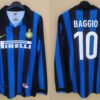 Inter Milan jersey 1998/99 #10 BAGGIO Calcio LS