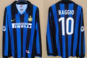 Inter Milan jersey 1998/99 #10 BAGGIO Calcio LS