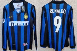 Inter Milan jersey 1998/99 #9 ronaldo Calcio LS