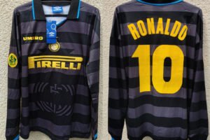 Inter Milan jersey 1998 #10 RONALDO UEFA Cup Final LS