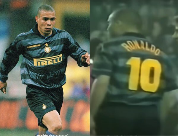 Inter Milan jersey 1998 #10 RONALDO UEFA Cup Final