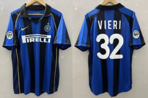 Inter Milan jersey 2001/02 #32 VIERI Calcio