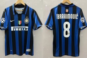 Inter Milan jersey 2007/08 #8 IBRAHIMOVIC Champions League