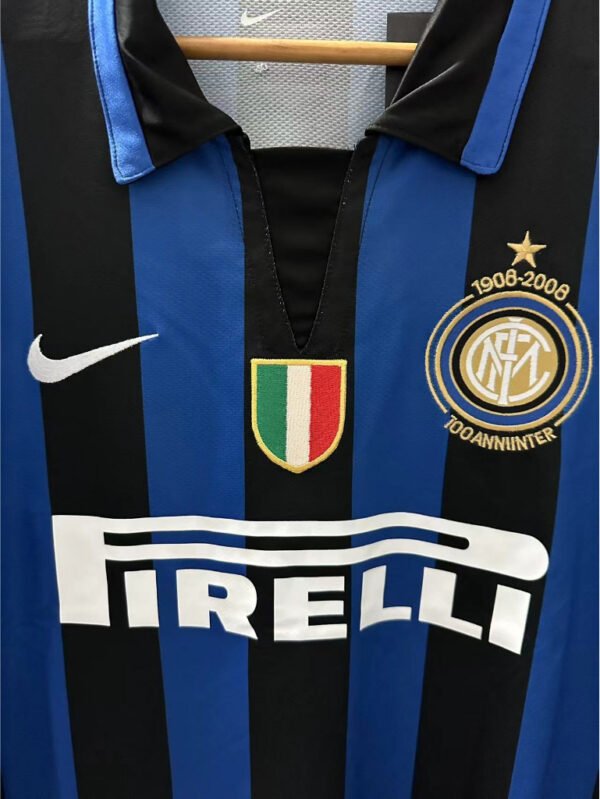 Inter Milan jersey 2007/08 #8 IBRAHIMOVIC Champions League