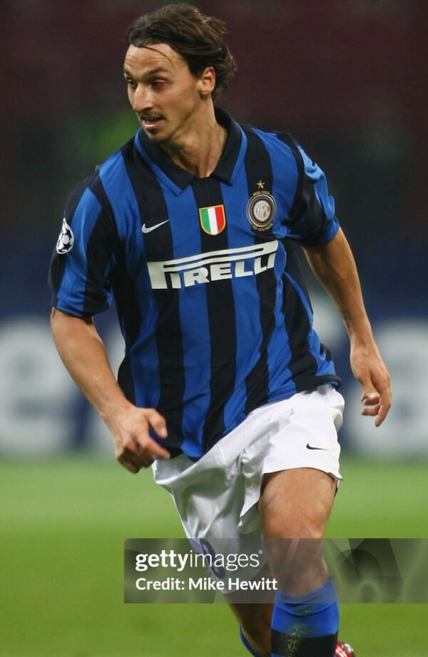 Inter Milan jersey 2007/08 #8 IBRAHIMOVIC Champions League