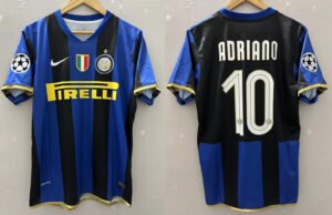 Inter Milan jersey 2008/09 #10 ADRIANO Champions League