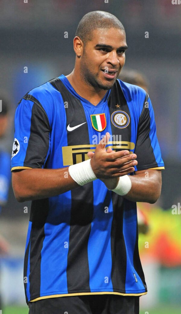 Inter Milan jersey 2008/09 #10 ADRIANO Champions League