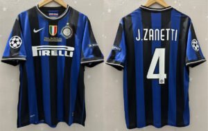 Inter Milan jersey 2010 #4 J. ZANETTI Champions League Final