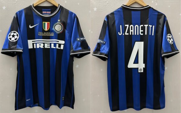 Inter Milan jersey 2010 #4 J. ZANETTI Champions League Final