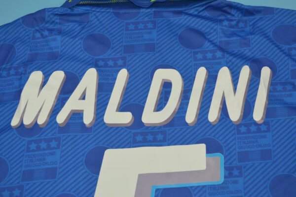 italia1994maldini2 Italy jersey 1994 #5 MALDINI World Cup
