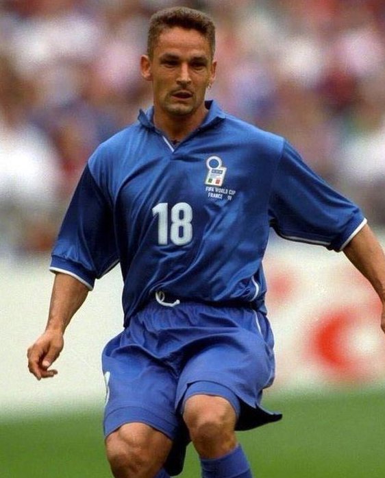 Italy jersey 1998 #18 BAGGIO R. World Cup