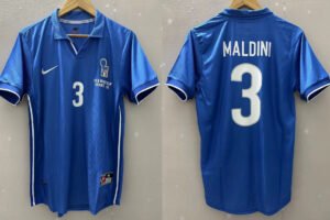 Italy jersey 1998 #3 MALDINI World Cup