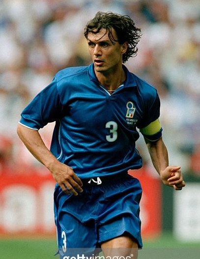 Italy jersey 1998 #3 MALDINI World Cup