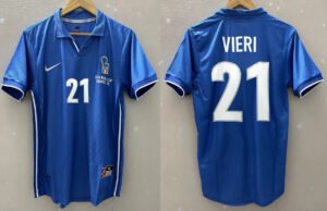 Italy jersey 1998 #21 VIERI World Cup