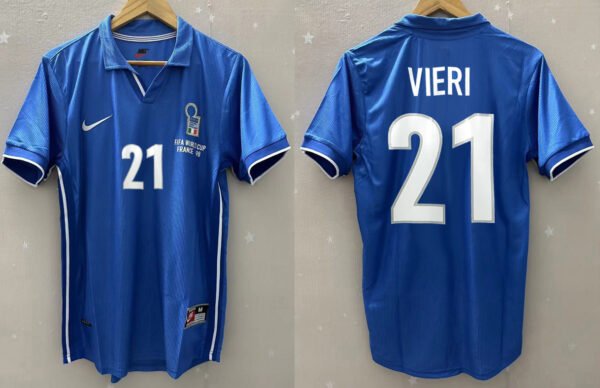Italy jersey 1998 #21 VIERI World Cup Italy jersey 1998 #21 VIERI World Cup