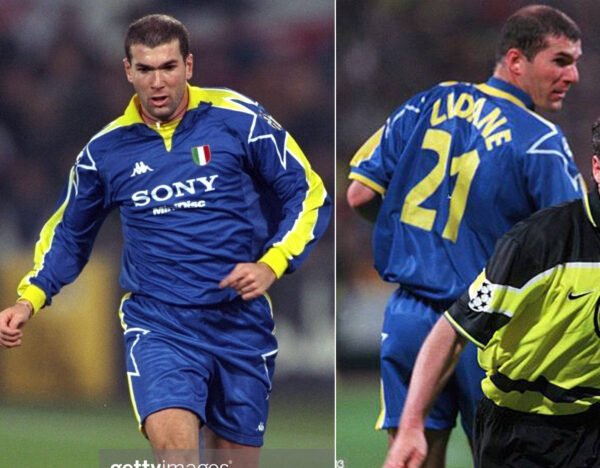Juventus jersey 1997/98 #21 ZIDANE Champions League LS
