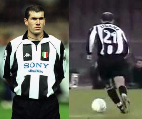 Juventus jersey 1997/98 #21 ZIDANE Calcio LS