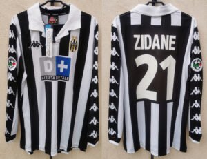 Juventus jersey 1999/00 #21 ZIDANE Calcio LS
