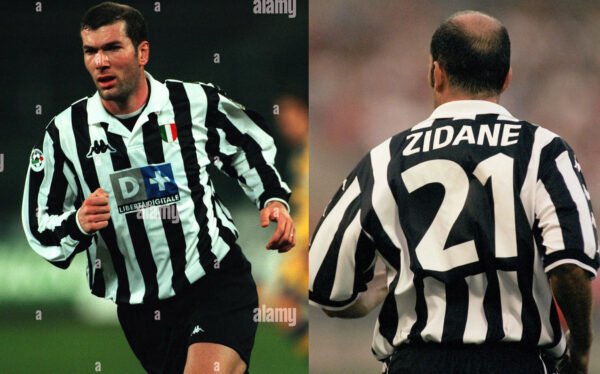 Juventus jersey 1999/00 #21 ZIDANE Calcio LS