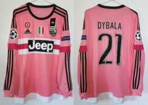 Juventus jersey 2015/16 #21 DYBALA Champions League LS