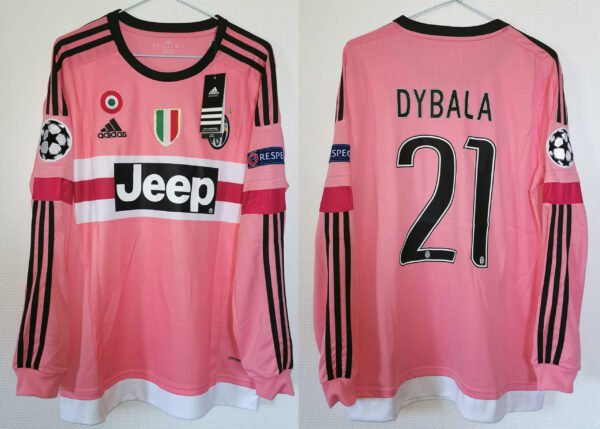Juventus jersey 2015/16 #21 DYBALA Champions League LS