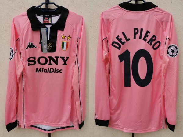 Juventus jersey 1997/98 #10 DEL PIERO Champions League LS