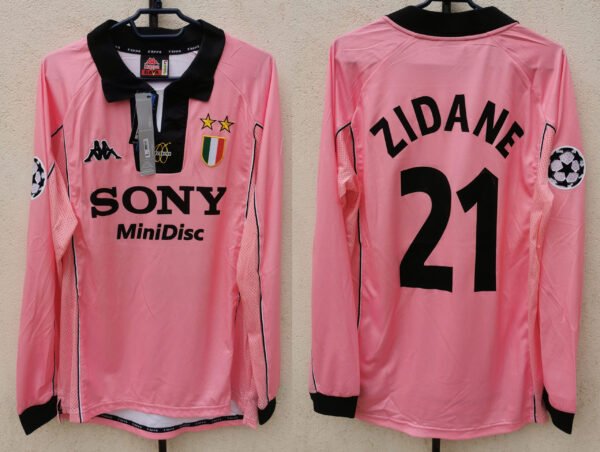 Juventus jersey 1997/98 #21 ZIDNE Champions League LS